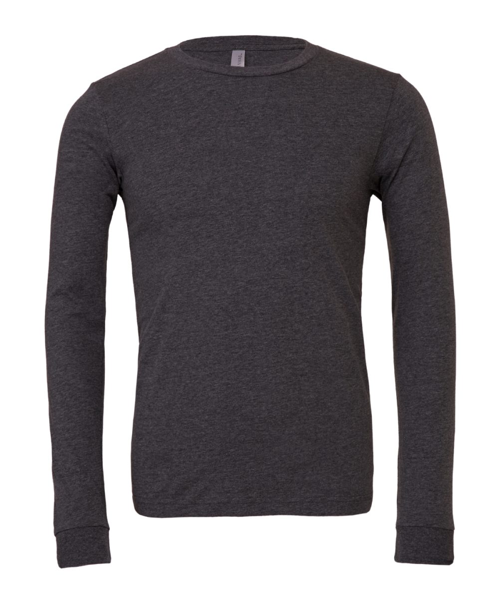 Dark Grey Heather Unisex heather CVC long sleeve t-shirt