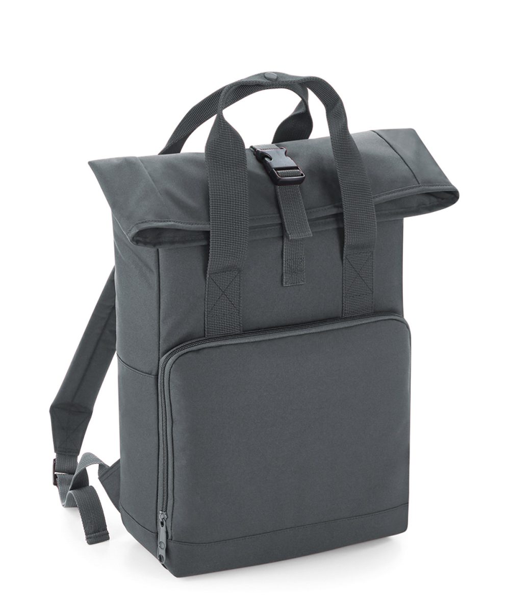 Graphite Grey Twin handle roll-top backpack