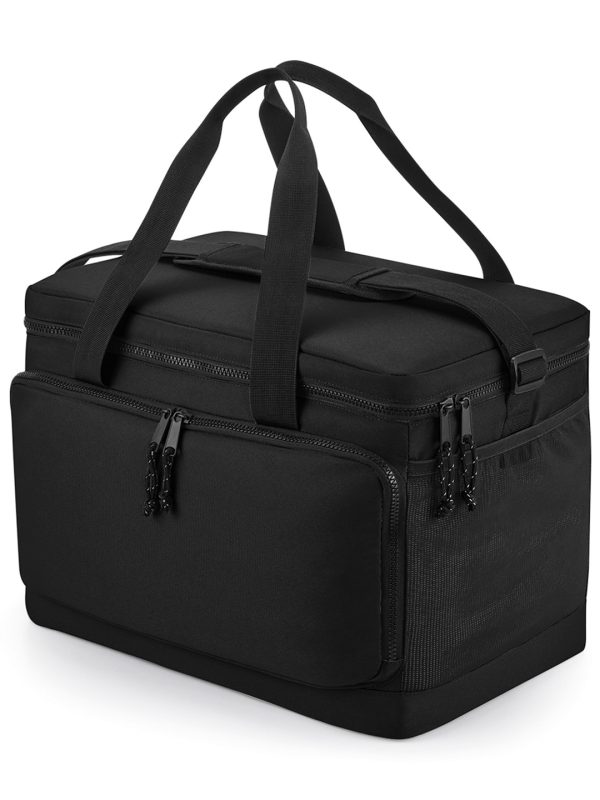 Black Recycled large cooler shoulder bag