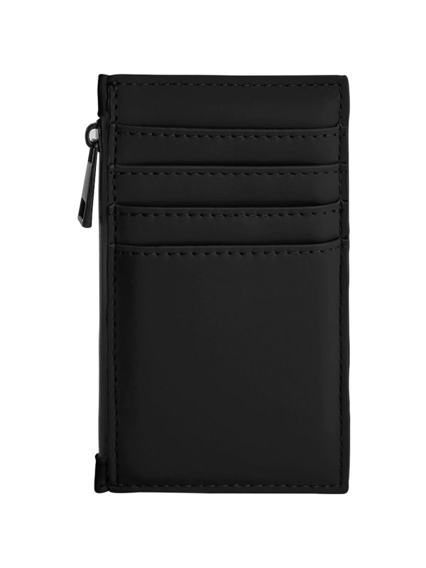 Black Matte PU card holder