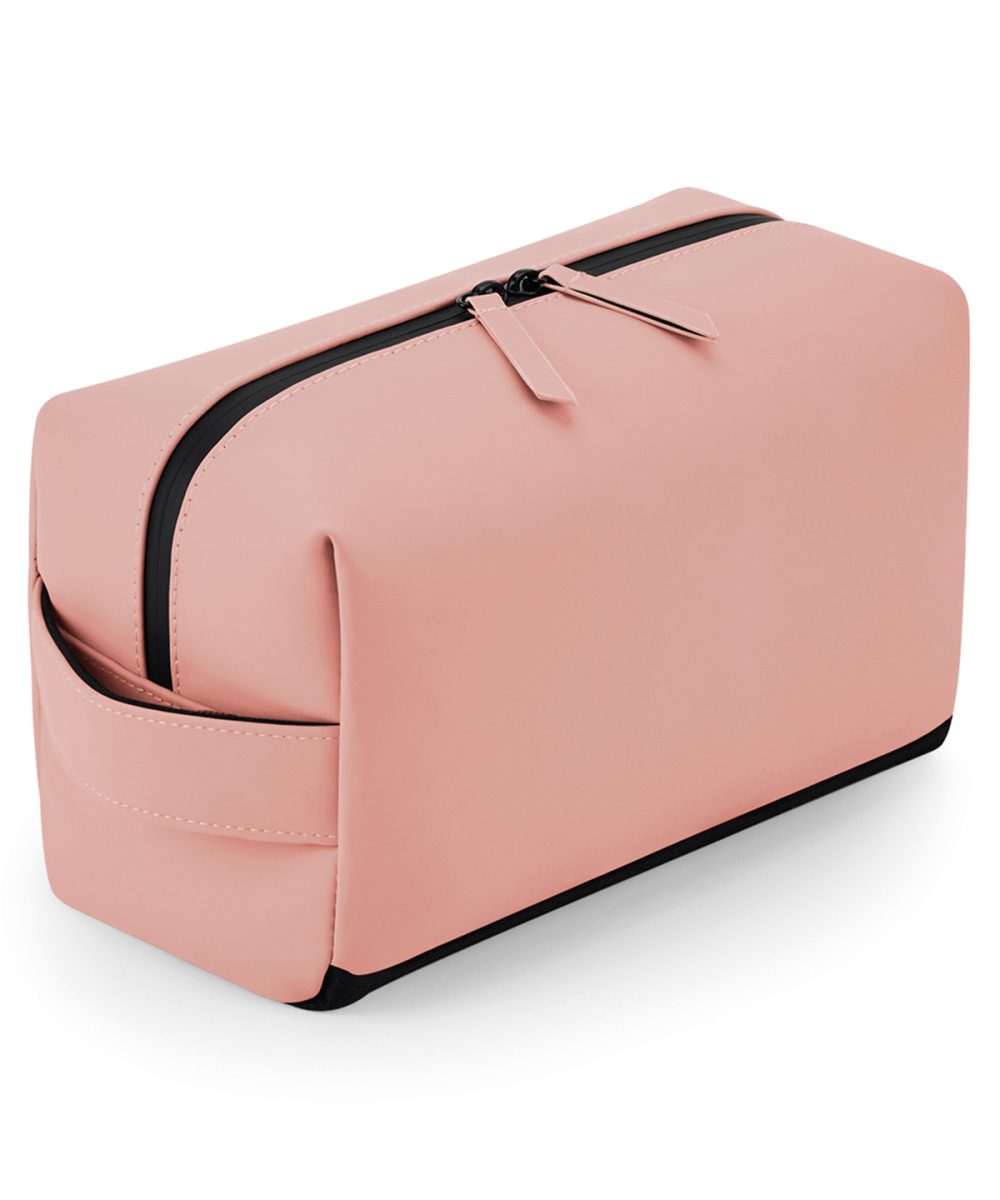 Nude Pink Matte PU toiletry/accessory case