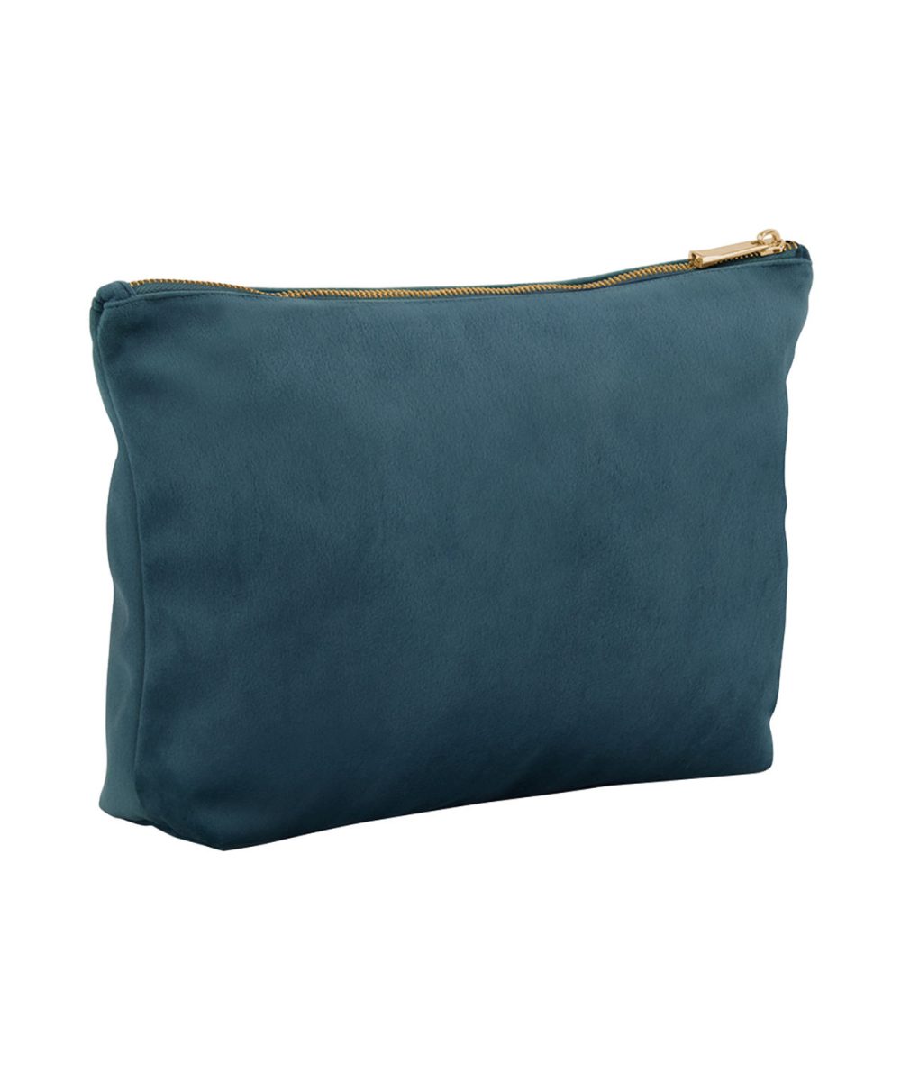 Blue Topaz Velvet accessory bag