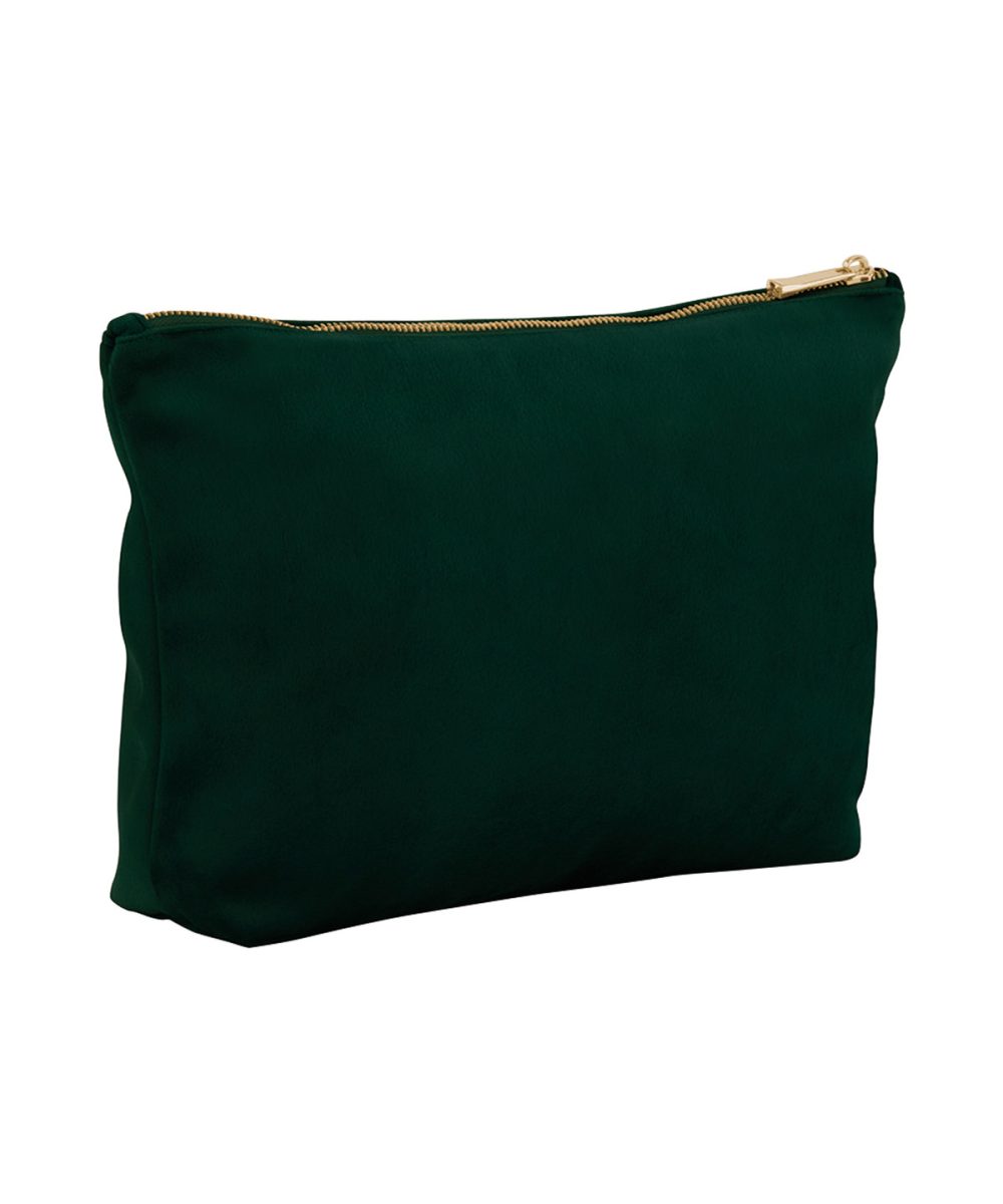 Dark Emerald Velvet accessory bag