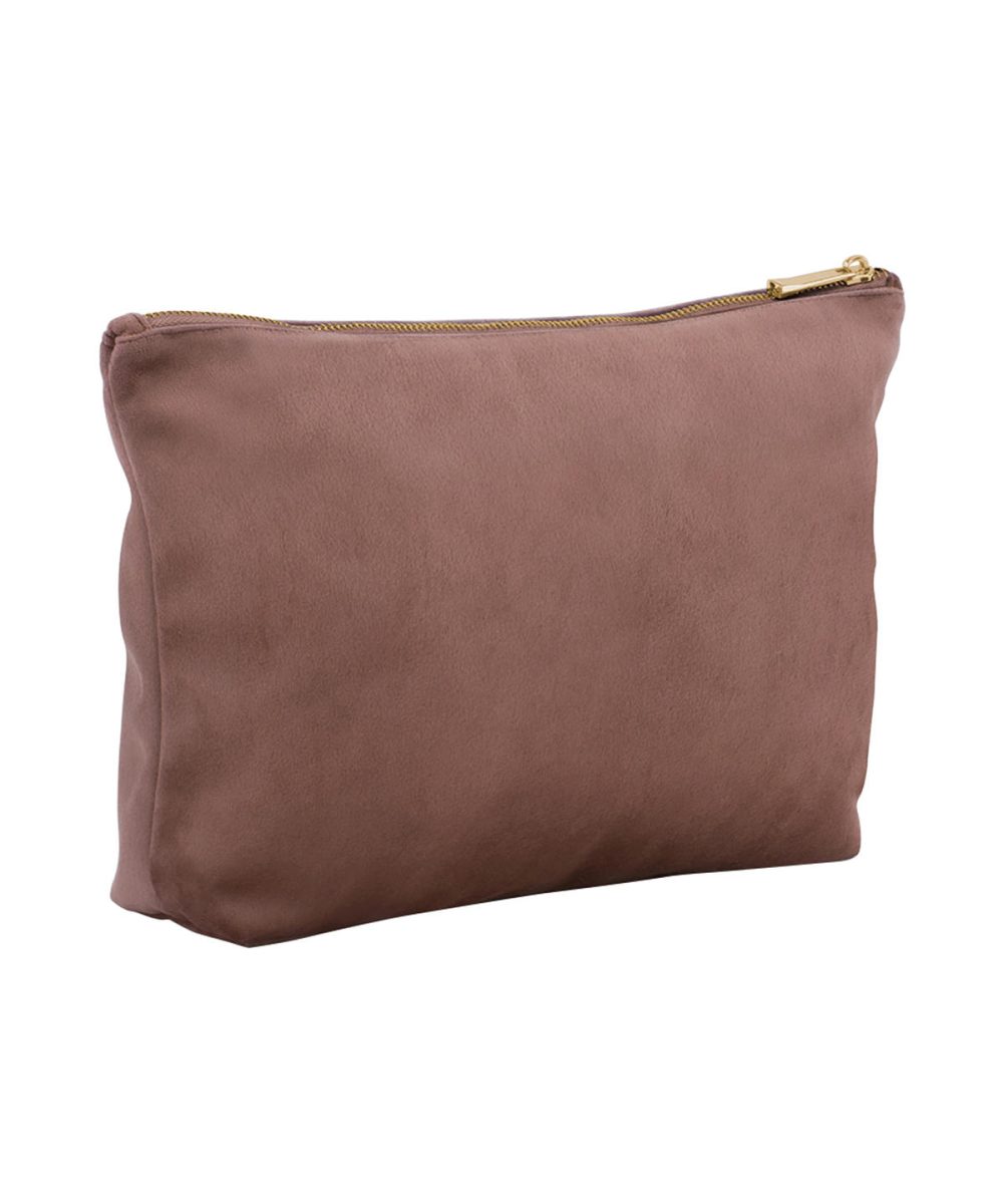 Rose Quartz Velvet accessory bag