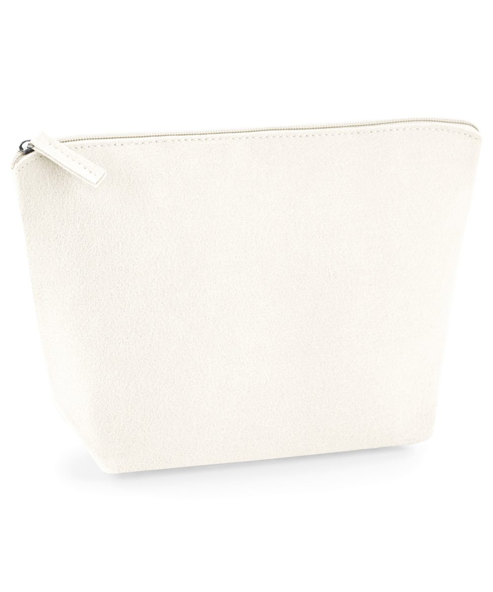 Soft White Felt accessory bag