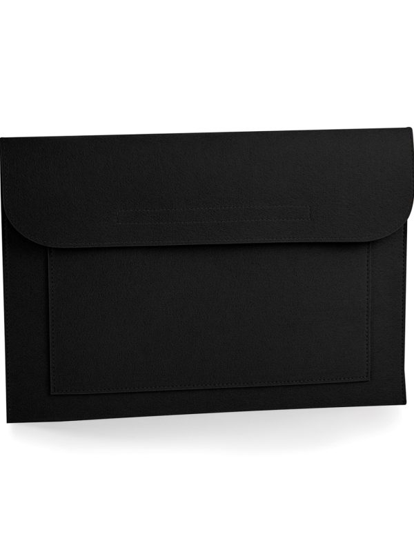 Black Felt laptop/document slip