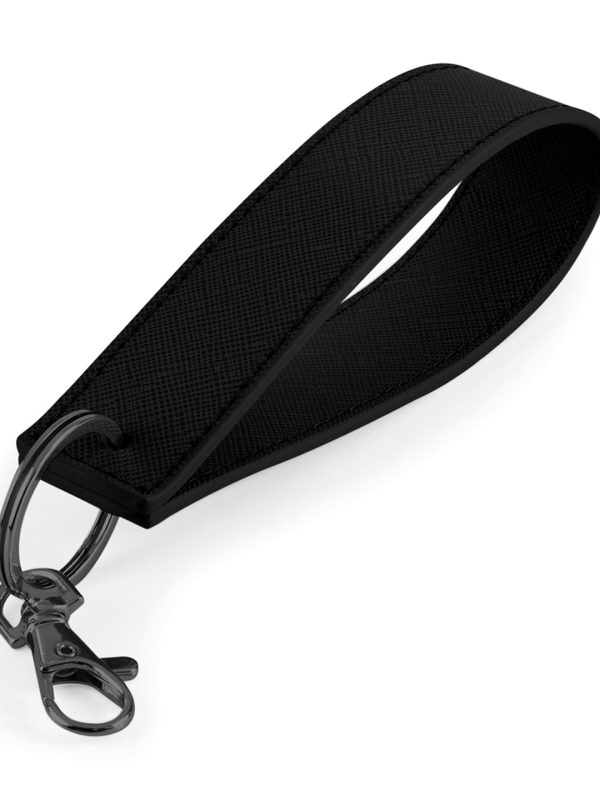 Black/Black Boutique wristlet keyring