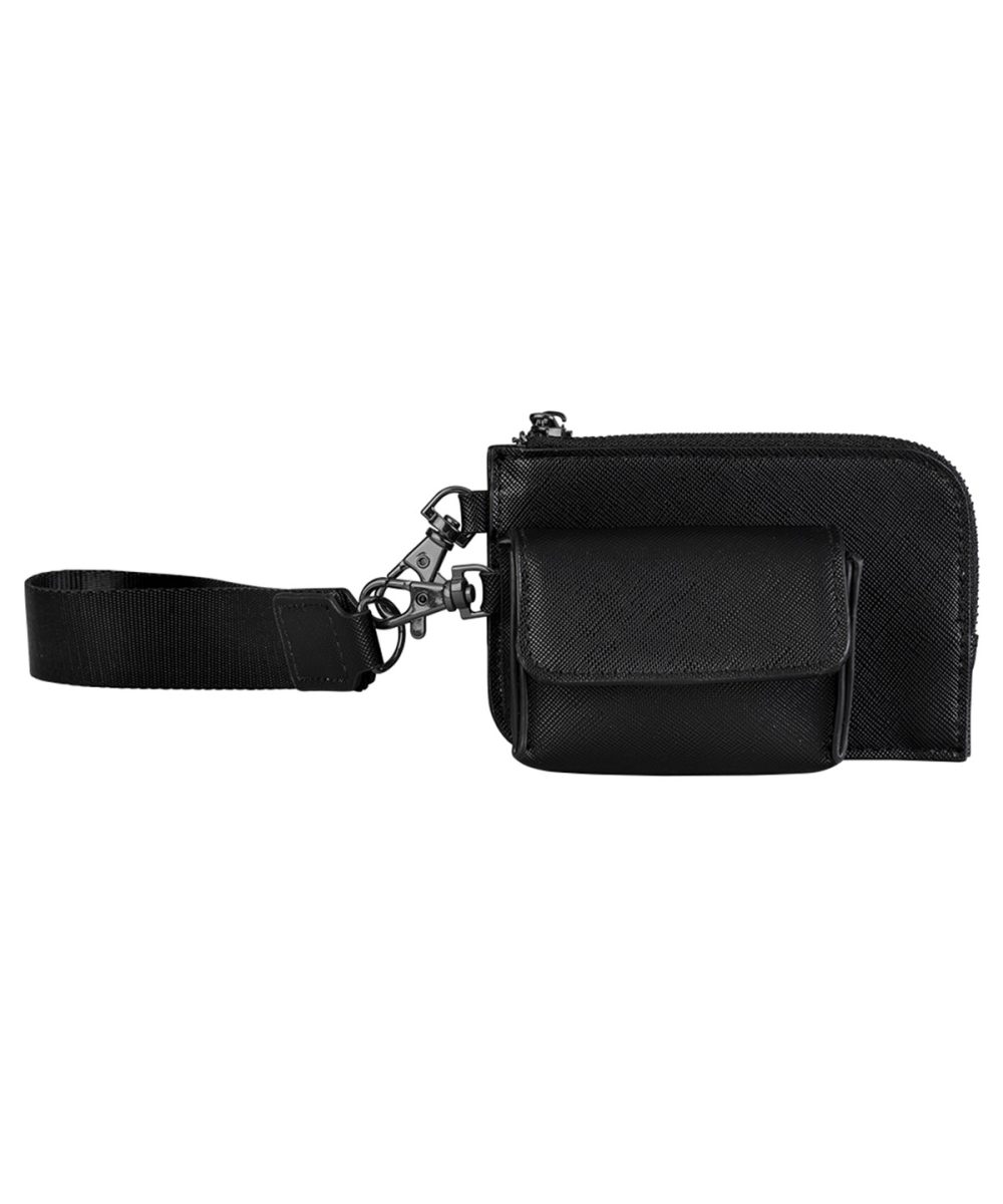 Black/Black Boutique pouch wristlet