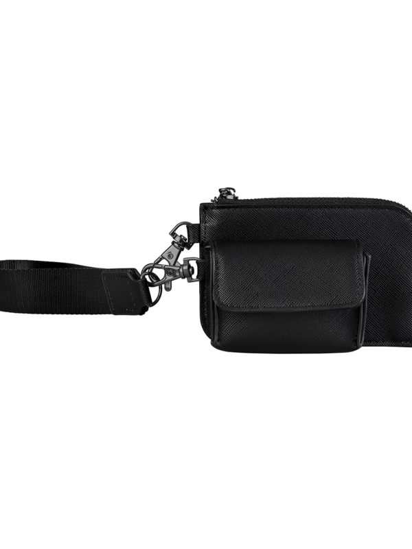 Black/Black Boutique pouch wristlet