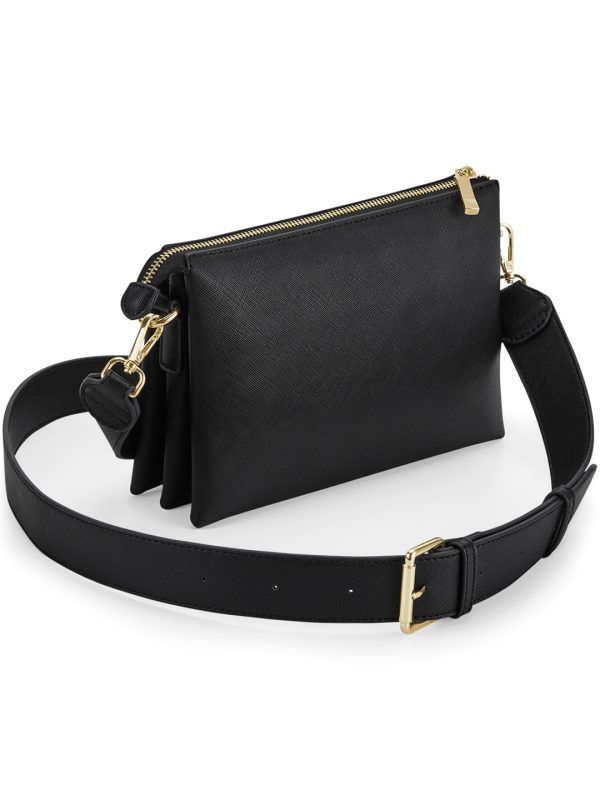 Black Boutique soft cross-body bag