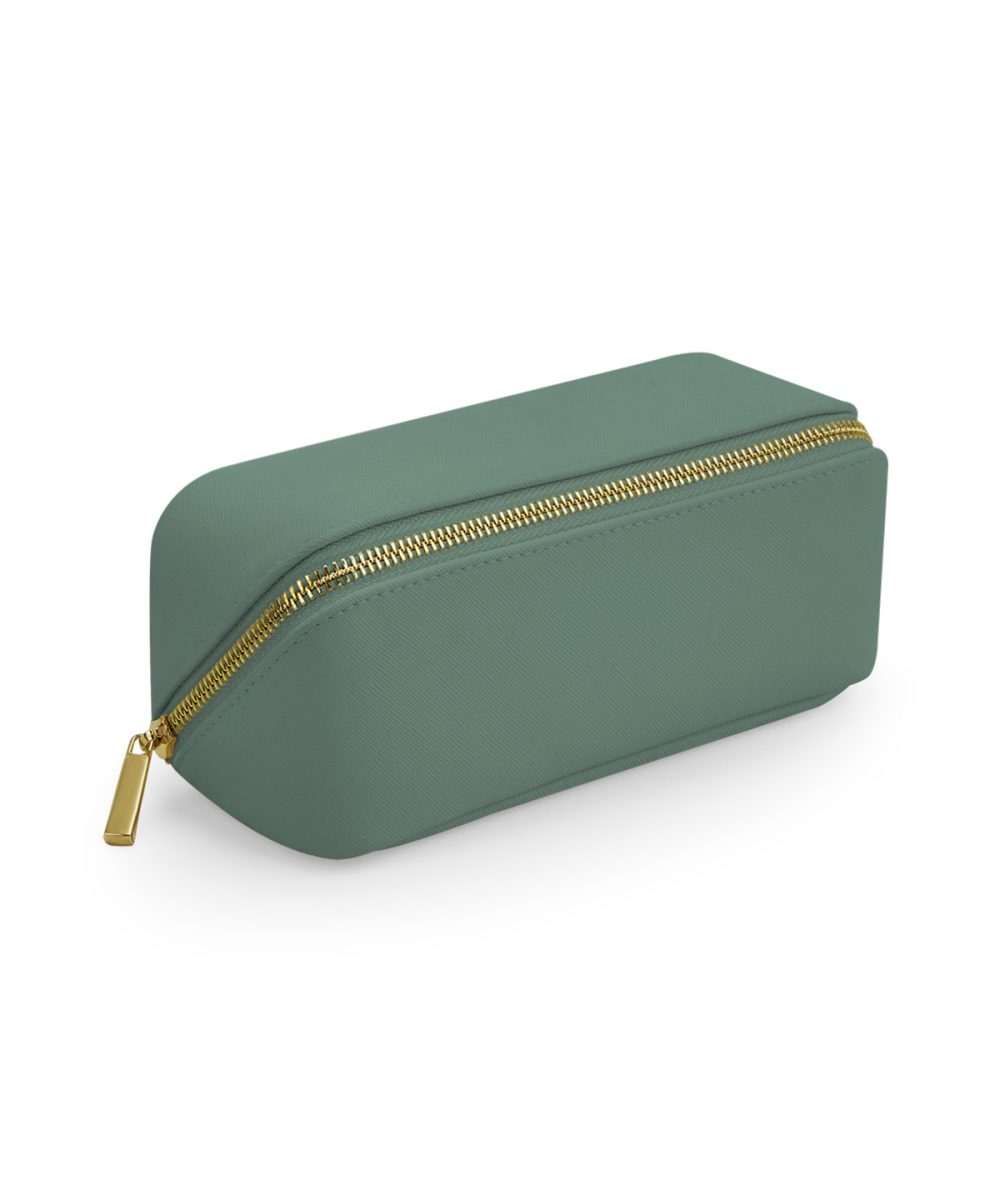 Sage Green Boutique open flat mini accessory case