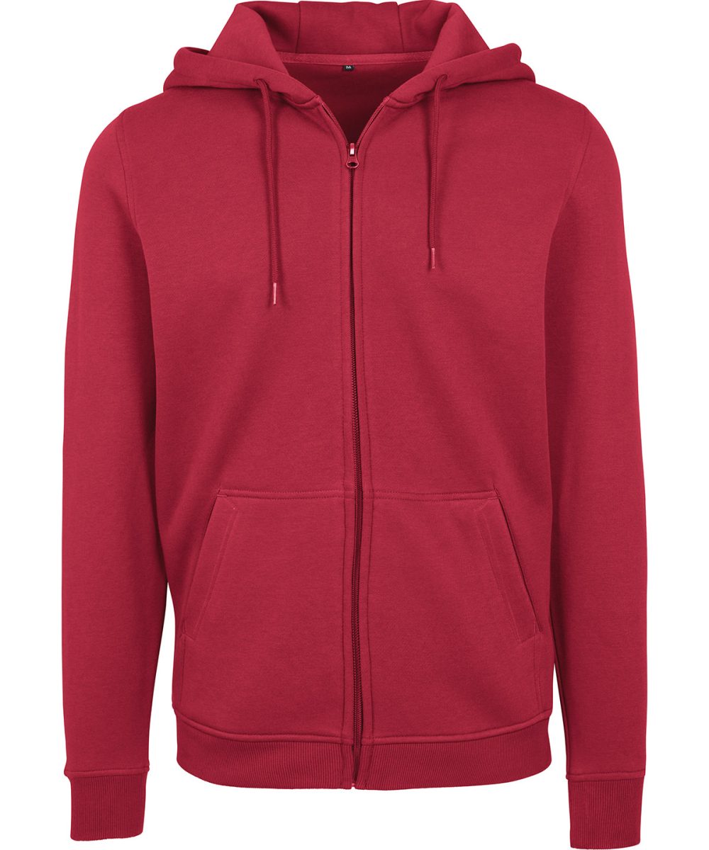 Burgundy Heavy zip hoodie