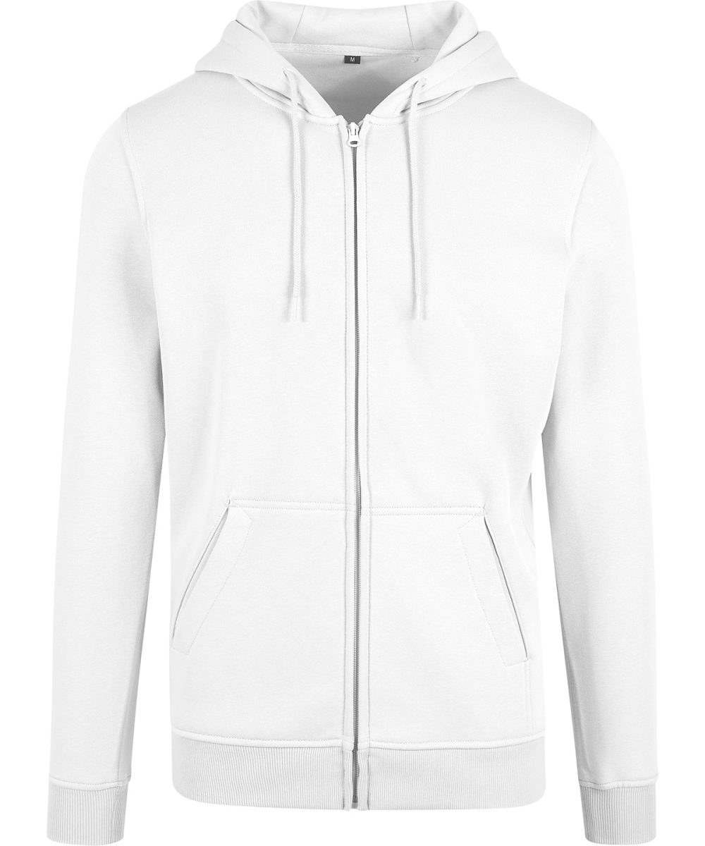 White Heavy zip hoodie