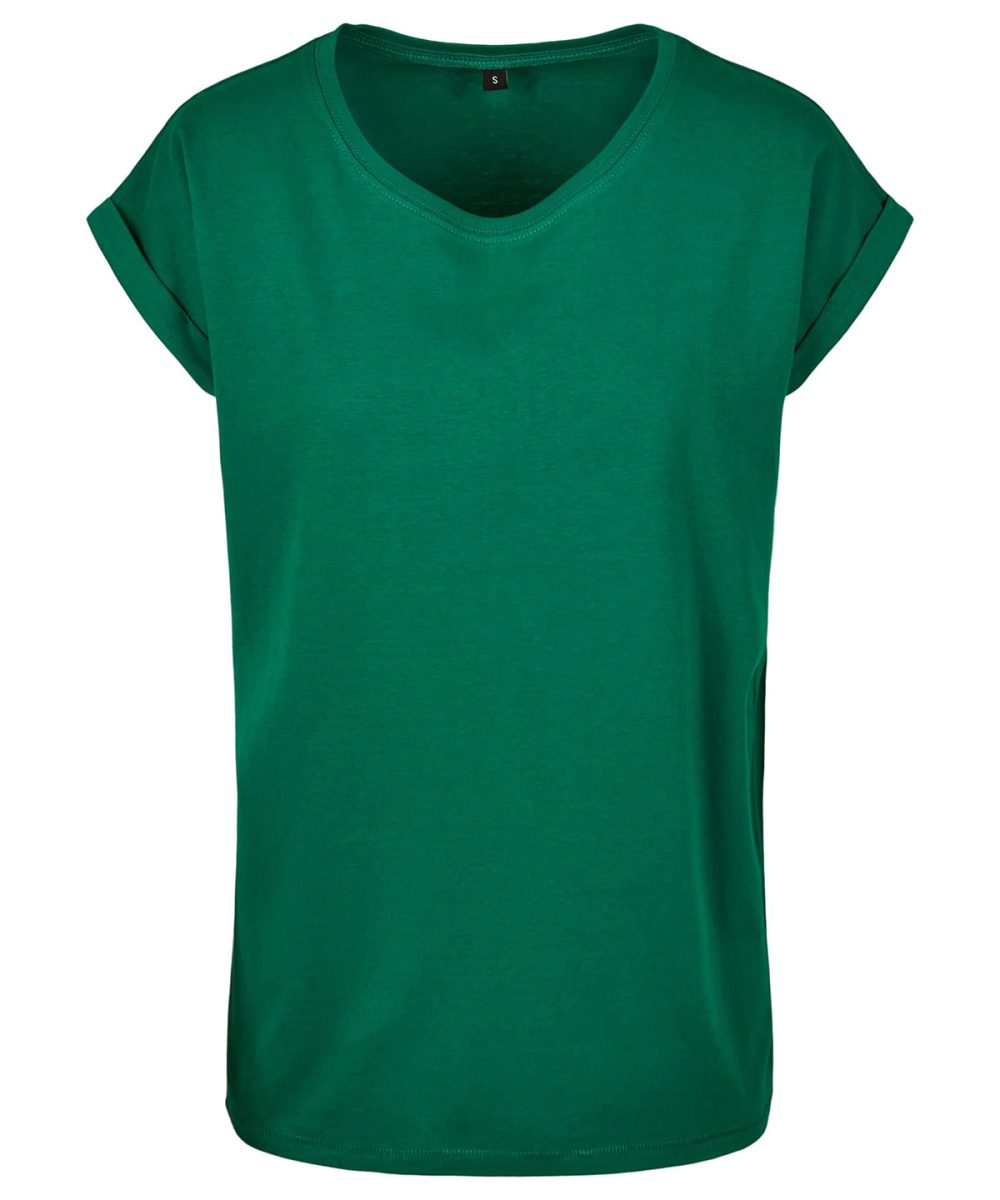 Forest Green*† Women's extended shoulder tee