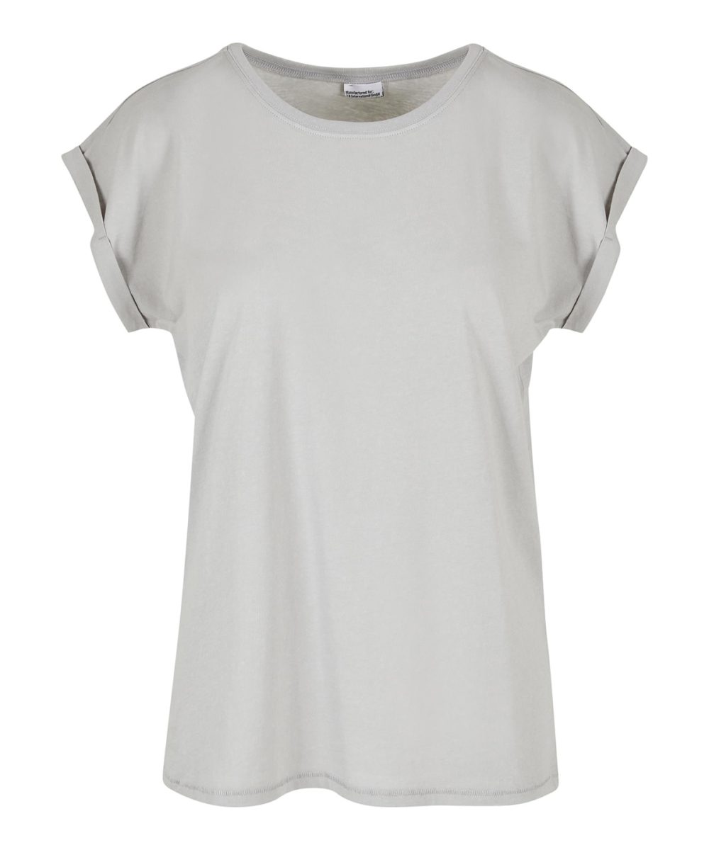 Light Asphalt*† Women's extended shoulder tee