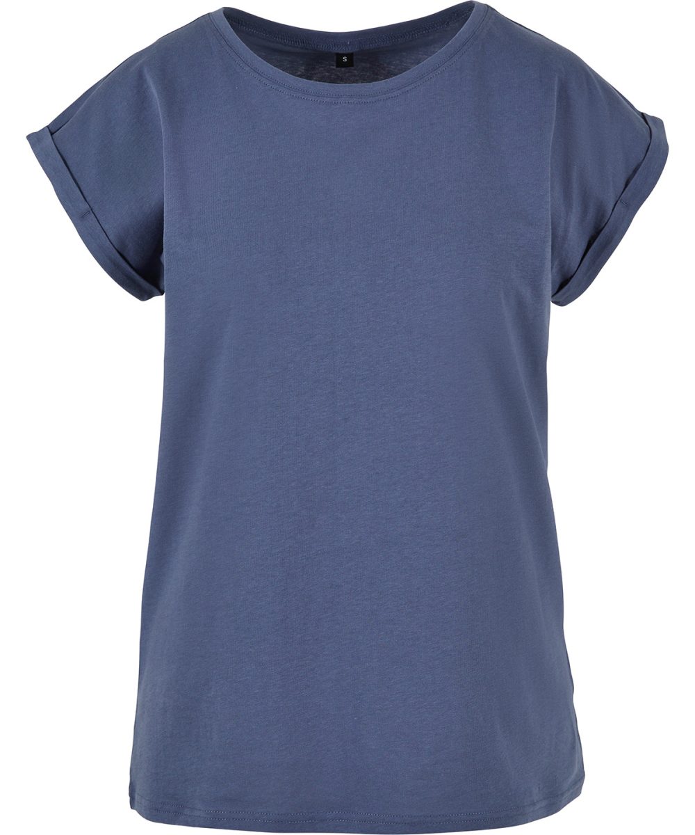 Vintage Blue*† Women's extended shoulder tee