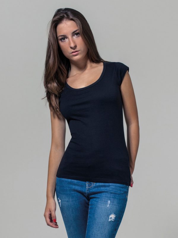 Women's back cut tee