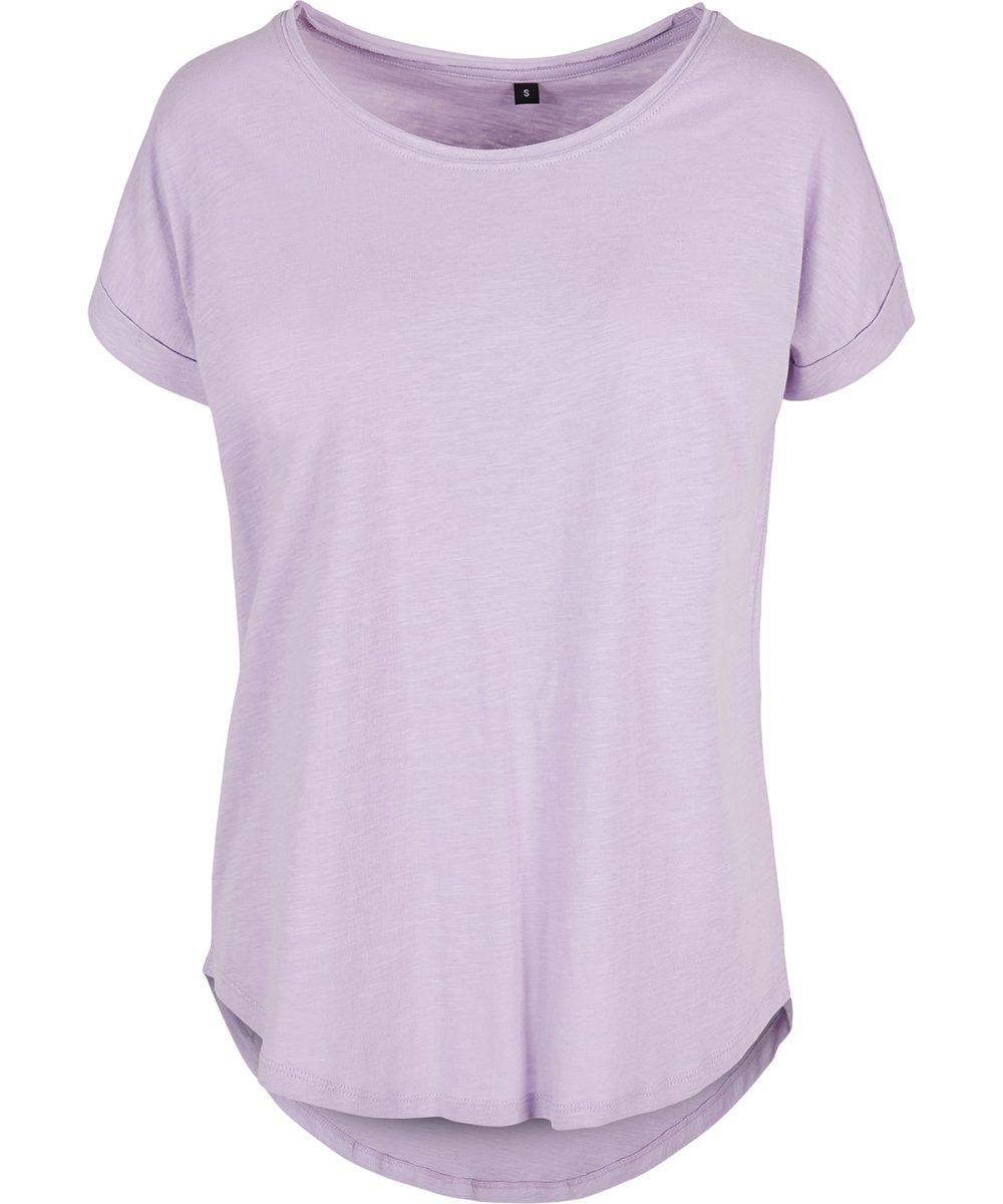 Lilac Women's long slub tee