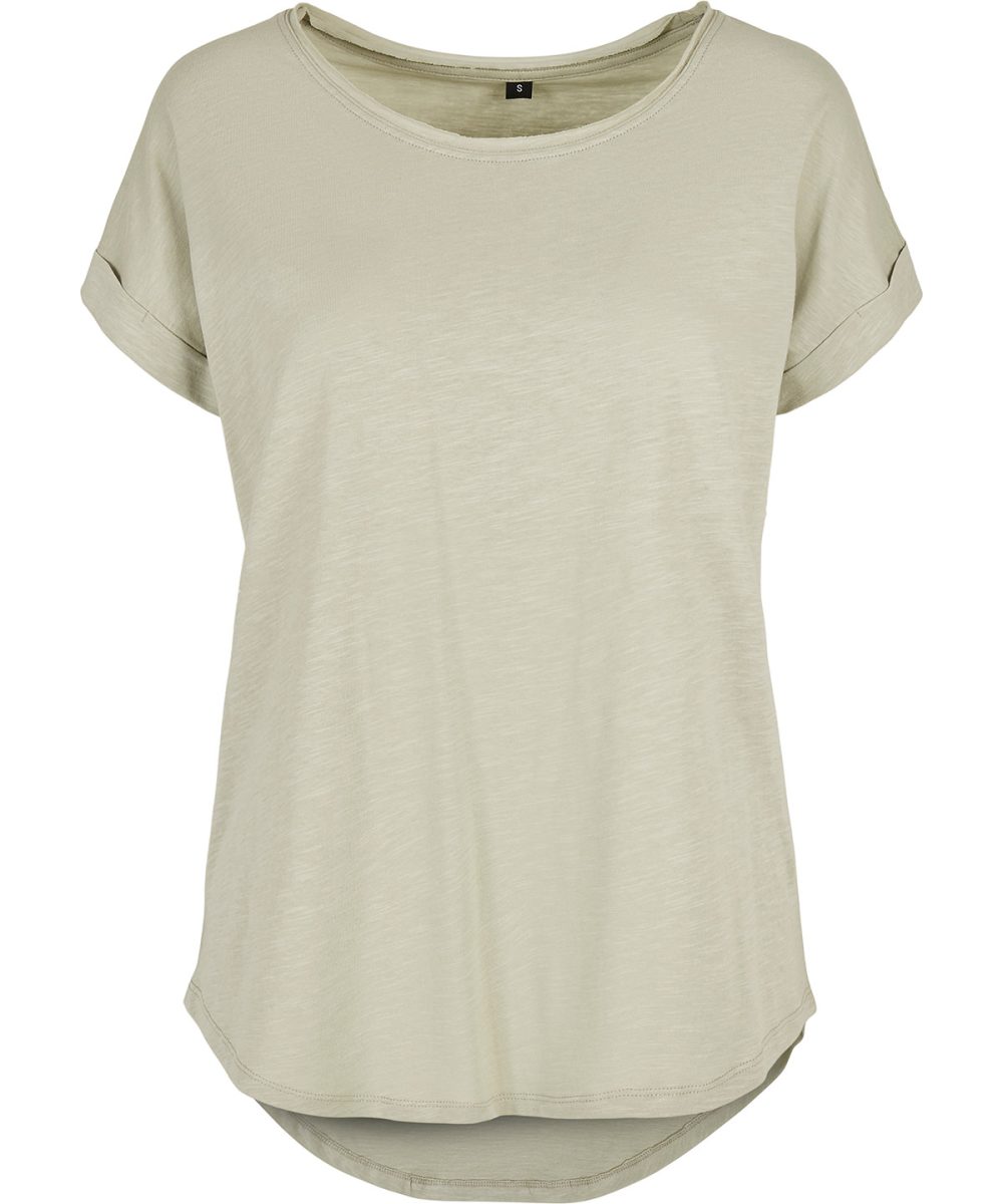 Soft Salvia Women's long slub tee