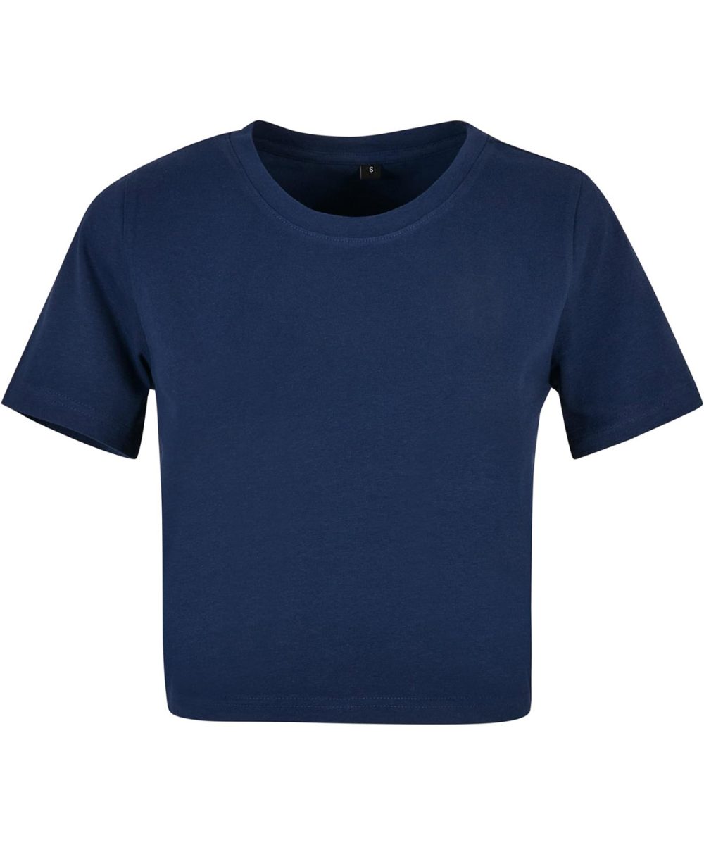 Light Navy Women's cropped tee