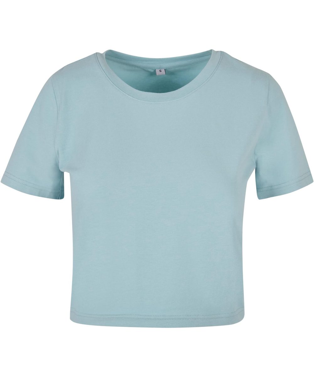 Ocean Blue Women's cropped tee