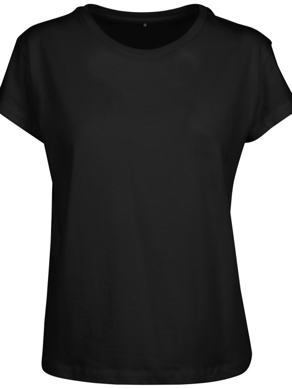 Black Women's box tee