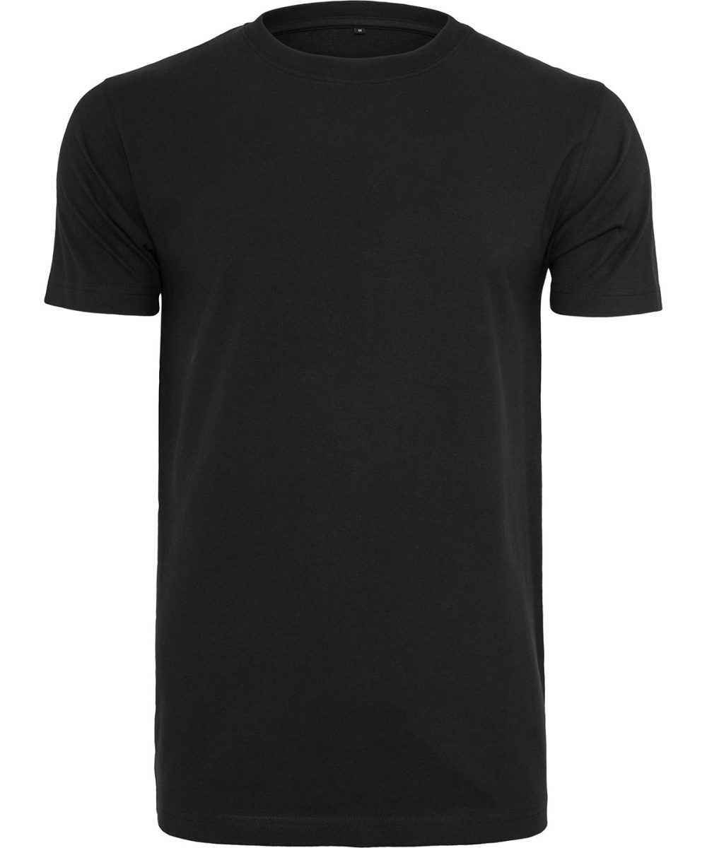 Black Organic t-shirt round neck