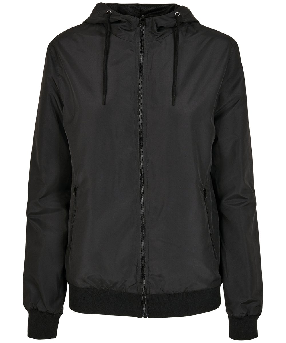 Black/Black Women's recycled windrunner