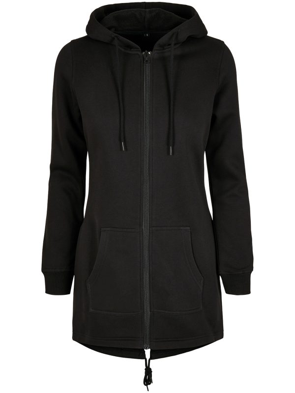 Black Women's sweat parka