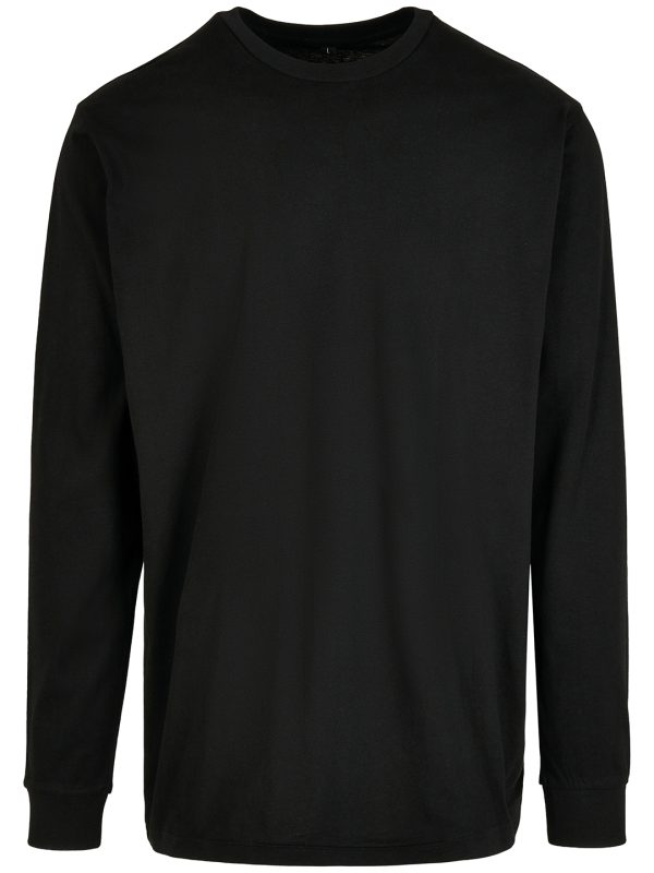 Black Organic long sleeve with cuff rib