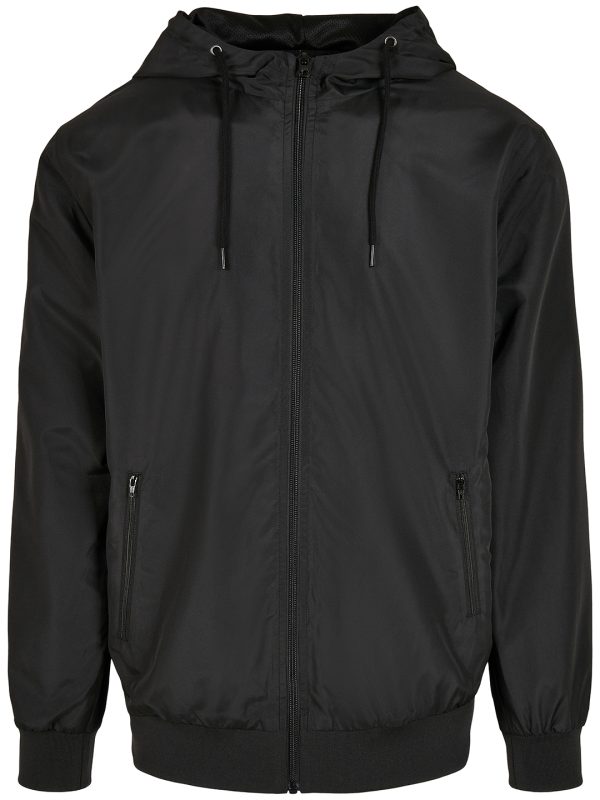 Black/Black Recycled windrunner