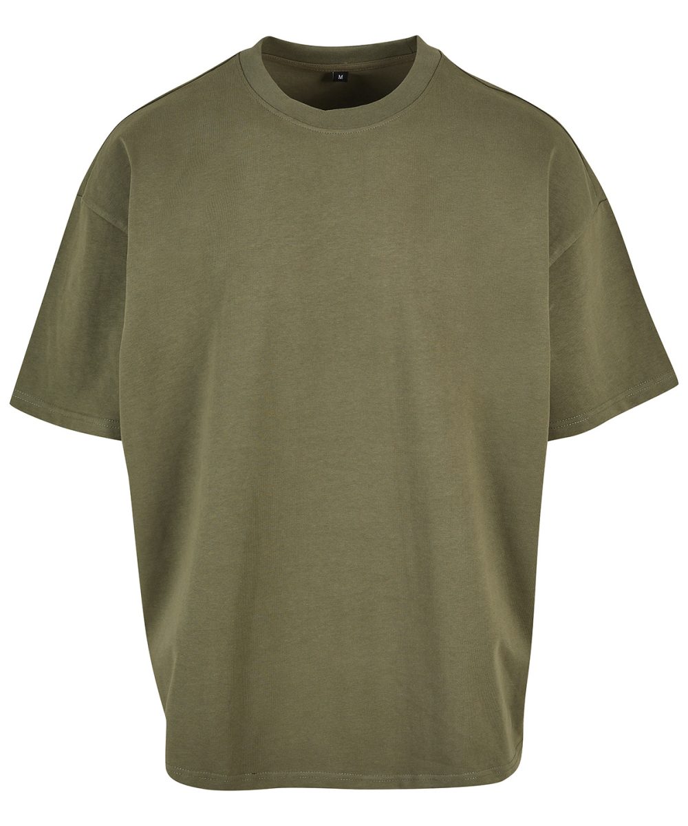 Olive Ultra heavy cotton box tee