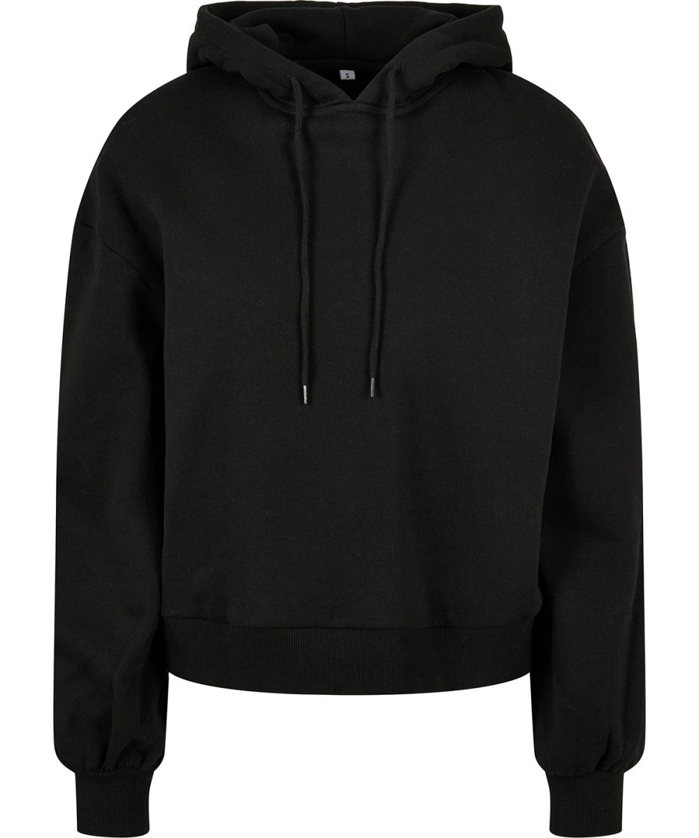 Black Women's organic oversized hoodie