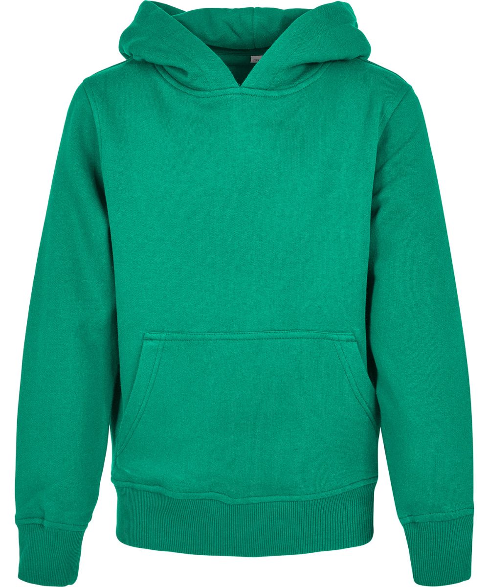 Grass Green Organic kids basic hoodie