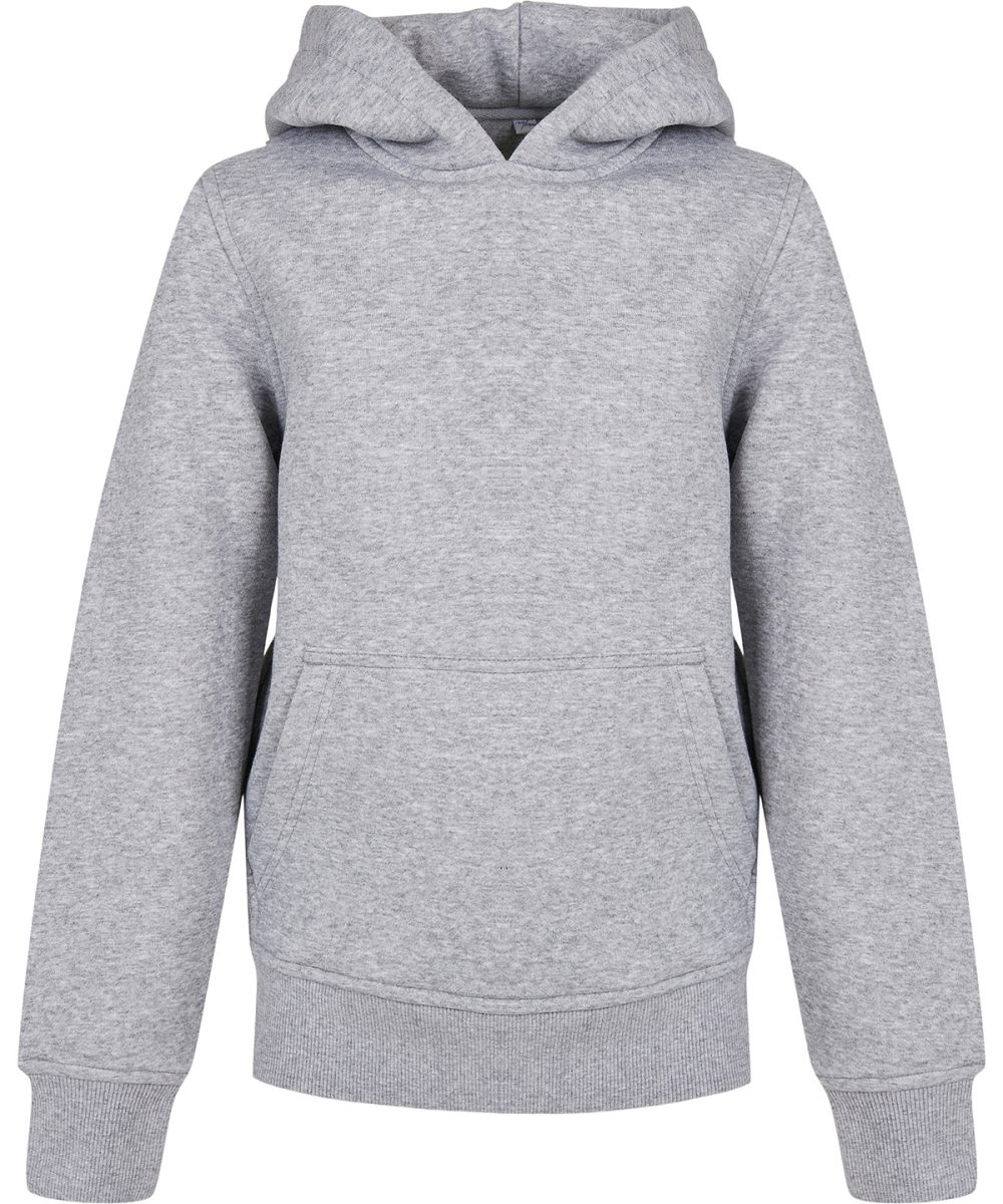 Heather Grey Organic kids basic hoodie