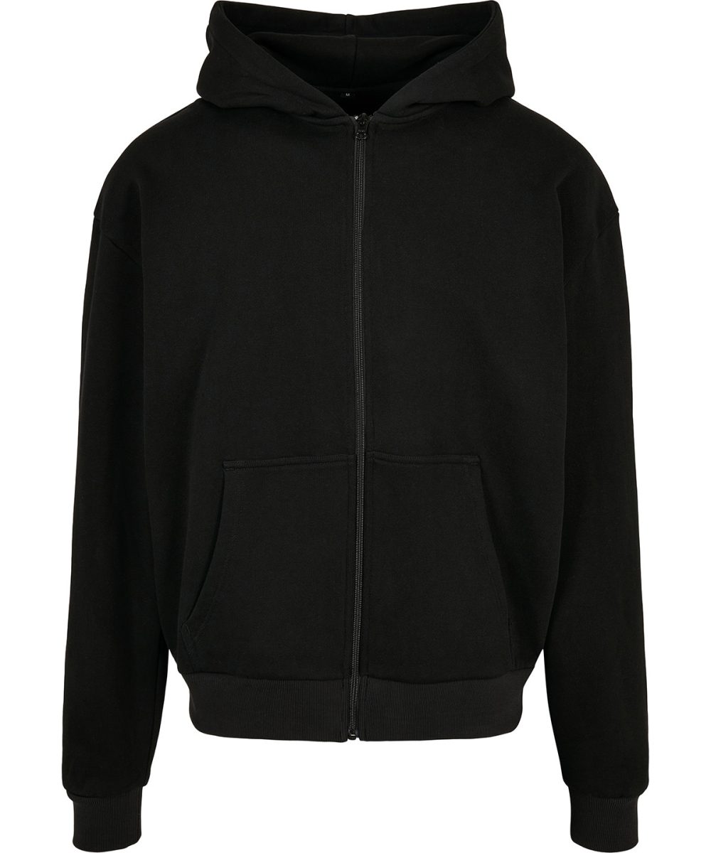 Black Ultra heavy zip hoodie