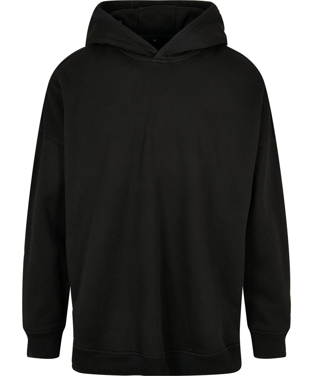 Black Oversized cut-on sleeve hoodie