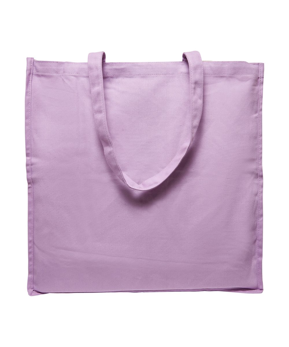 Soft Lilac Oversized canvas tote bag