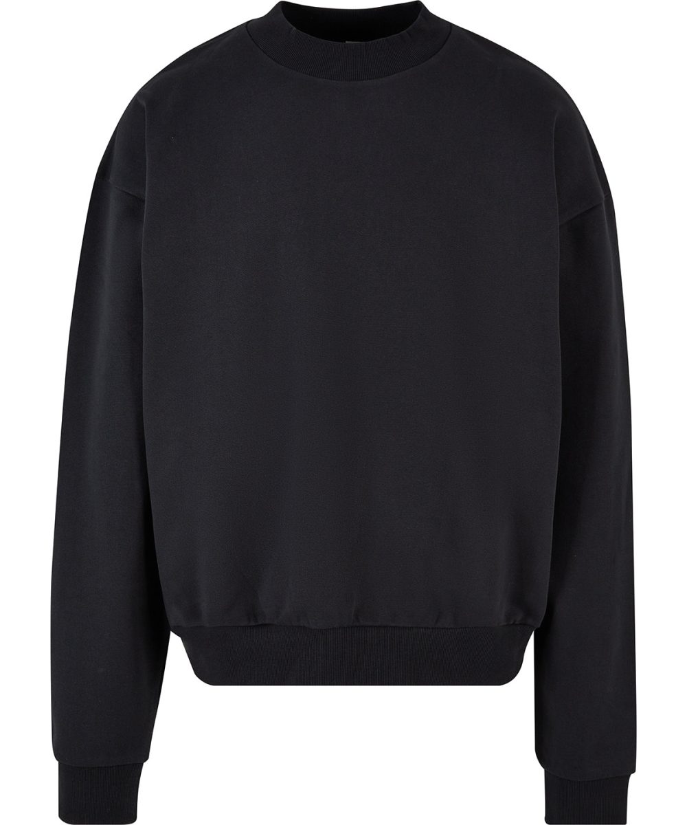 Black Ultra-heavy cotton crew neck