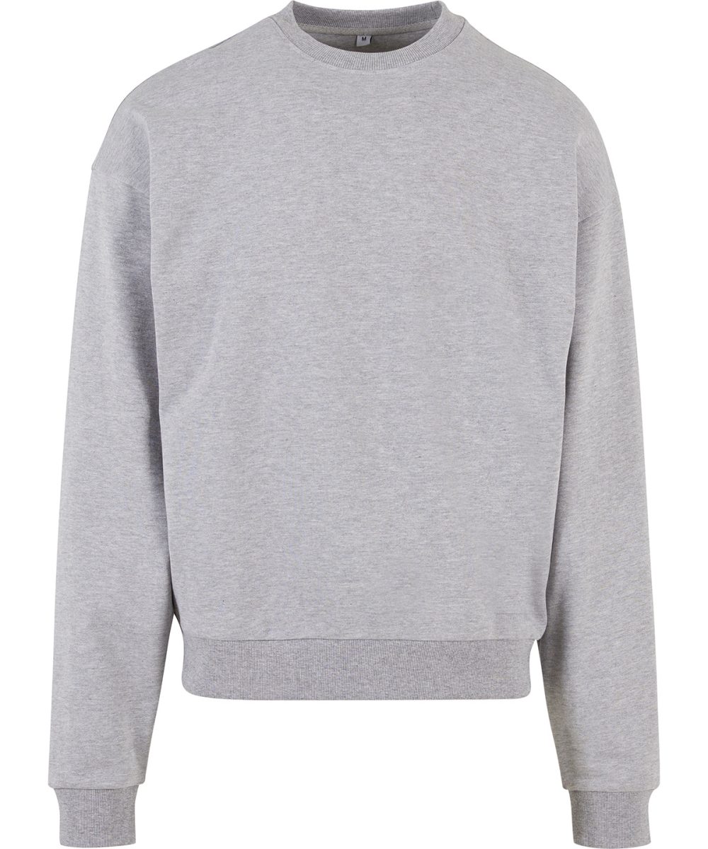 Heather Grey Ultra-heavy cotton crew neck