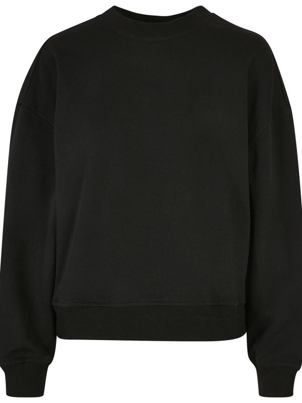 Black Women’s oversized crew neck sweatshirt