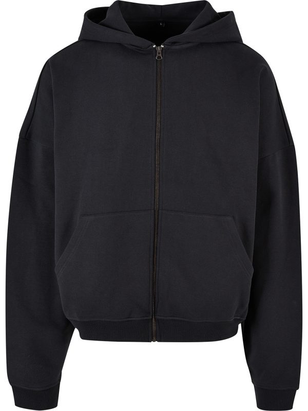 Black 90s zip hoodie