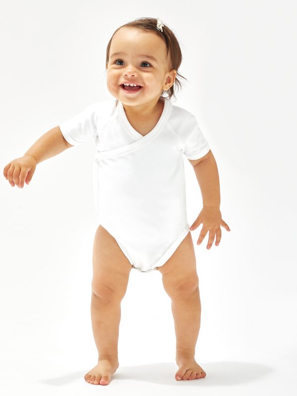 Baby organic kimono bodysuit