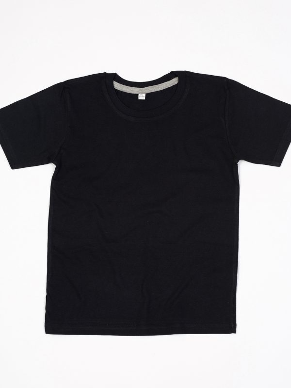 Black/Heather Grey Kids supersoft T