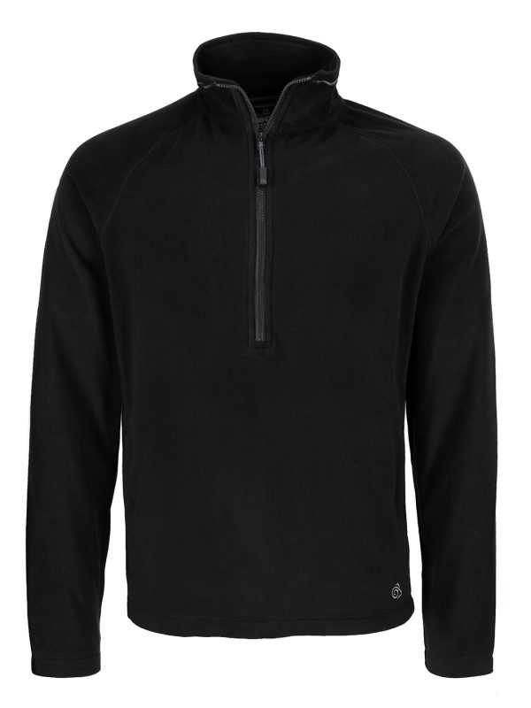 Black Expert Corey 200 fleece half-zip