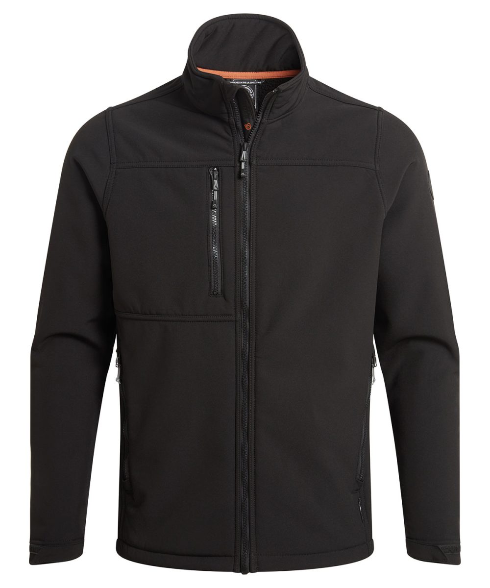 Black Whitby softshell workwear jacket