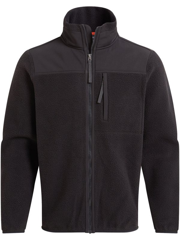 Black Morley fleece workwear jacket