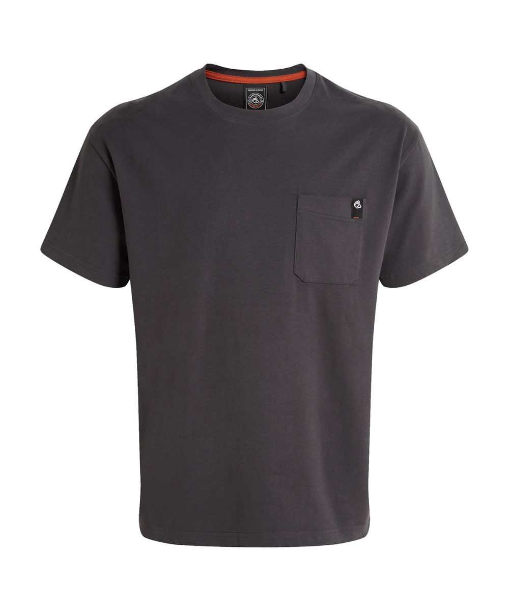 Carbon Grey Wakefield pocket workwear t-shirt