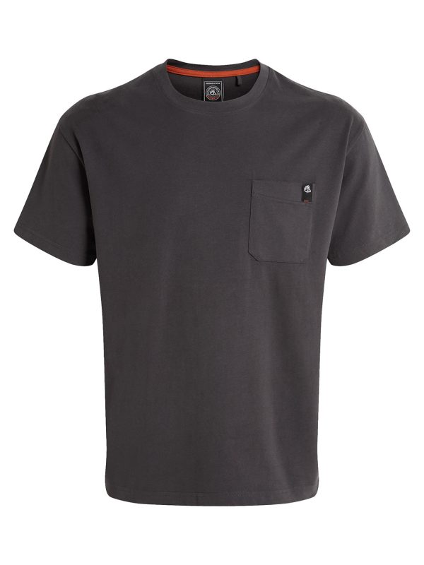 Carbon Grey Wakefield pocket workwear t-shirt