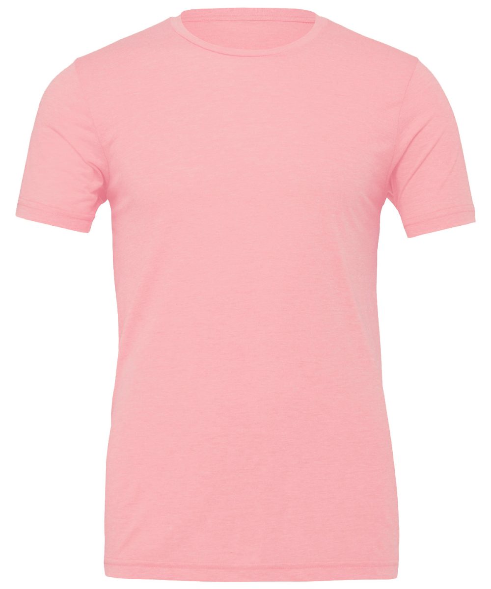 Pink Unisex Jersey crew neck t-shirt